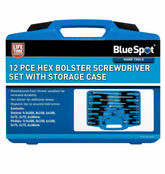 BlueSpot Screwdriver Set Hex Impact Bolster Handle Magnetic Tip Screwdrivers